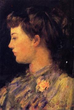 Ethel Moore Artwork by Frederick Childe Hassam