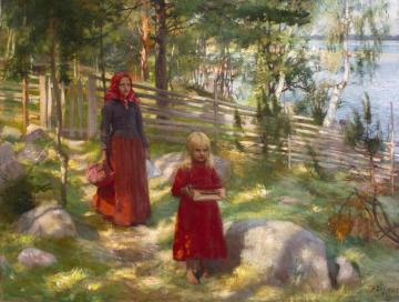 Strawberries Artwork by Albert Edelfelt