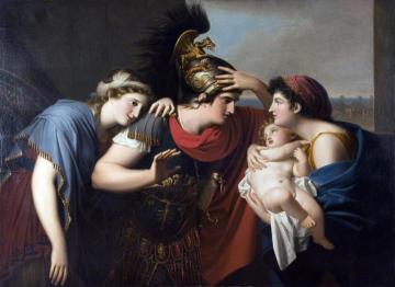 Meeting of Hector and Andromache Artwork by Gaspare Landi