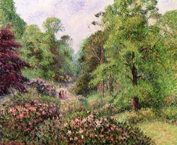 Kew Gardens, Alley Of Rhododendrons Artwork by Camille Pissarro