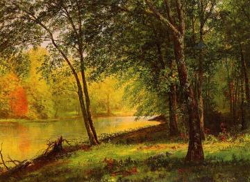 Merced River, California Artwork by Albert Bierstadt
