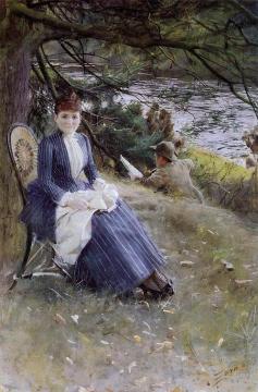 In Scotland Artwork by Anders Zorn