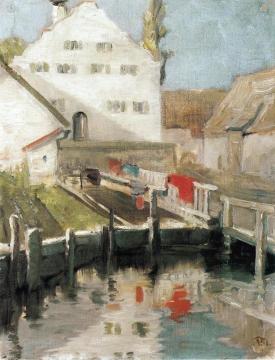 In Indersdorf Artwork by Franz Marc