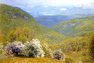 Spring Hillside Artwork by John Joseph Enneking