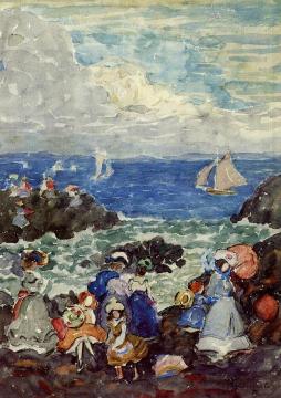 Surf, Nantasket Artwork by Maurice Prendergast