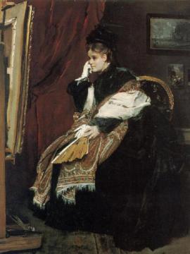 The Painful Certainty Artwork by Alfred Stevens