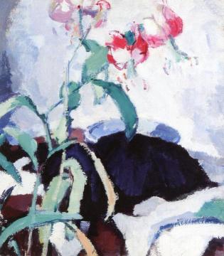 Martagon Lilies Artwork by Samuel John Peploe