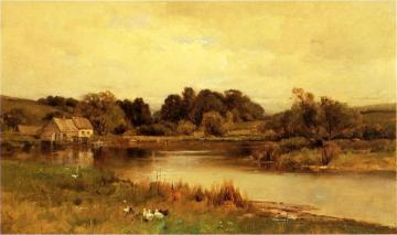 Mill Pond at Ridgefield, Connecticut Artwork by George Henry Smillie
