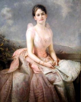 Portrait Of Juliette Gordon Low Artwork by Edward Robert Hughes