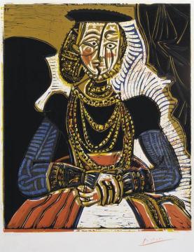 Portrait Of A Woman After Cranach The Younger Artwork by Pablo Picasso