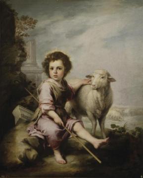 Christ The Good Shepherd Artwork by Bartolomé Esteban Murillo