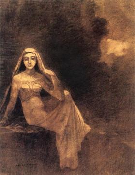 The Queen of Sheba Artwork by Odilon Redon