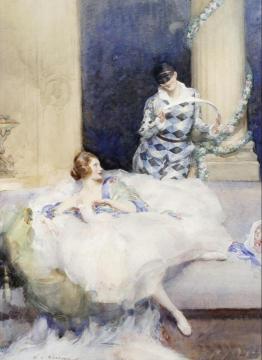 The Play Is Ended Artwork by Walter Ernest Webster