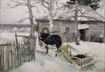 Winter Artwork by Constantin Alexeevich Korovin