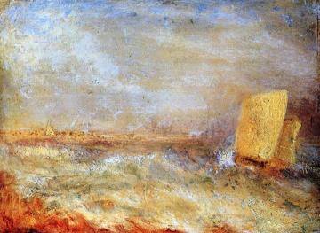 A Sailing Boat Off Deal Artwork by Joseph Mallord William Turner