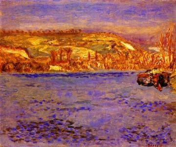 The Seine At Vernonnet Artwork by Pierre Bonnard