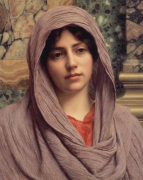 Lycinna Artwork by John William Godward