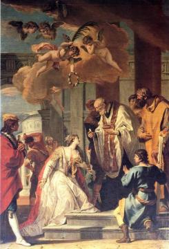 Communion and Martyrdom of St Lucy Artwork by Sebastiano Ricci