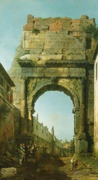 Arch of Titus Artwork by Giovanni Antonio Canal