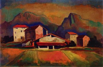 Tessin Landscape Artwork by Karl Hofer
