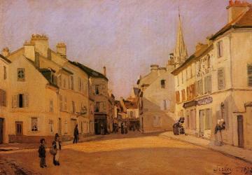 Square in Argenteuil Artwork by Alfred Sisley