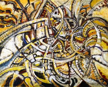 Futurist Composition Artwork by Jules Schmalzigaug