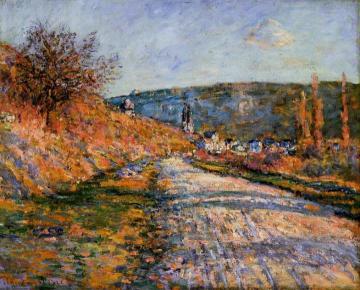 The Road to Vetheuil Artwork by Claude Oscar Monet