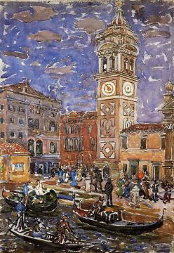 Santa Maria Formosa, Venice Artwork by Maurice Prendergast