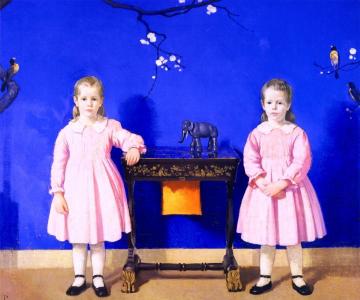 The Twins: Virginia And Jane Artwork by Joseph T. Pearson, Jr.