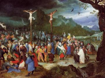 The Crucifixion Artwork by Jan Bruegel the Elder