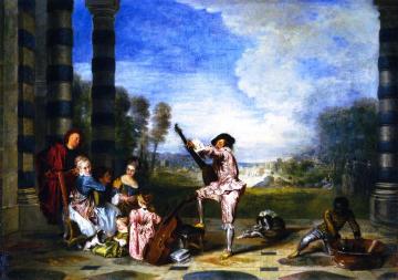 The Pleasures Of Life Artwork by Jean-Antoine Watteau