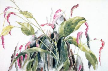 Kiss Me over the Fence Artwork by Charles Demuth