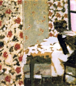Seamstress with Scraps Artwork by Edouard Vuillard