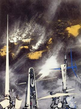 Feu Volant Artwork by Yves Tanguy