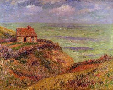 Cliffs of Moelian, Finistere Artwork by Henry Moret