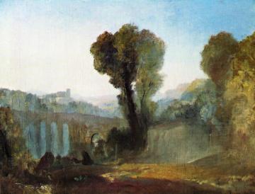 Ariccia: Sunset Artwork by Joseph Mallord William Turner