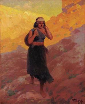 Hopi Water Carrier Artwork by William Robinson Leigh