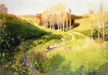 By the Stream Artwork by Pierre Eugène Montézin