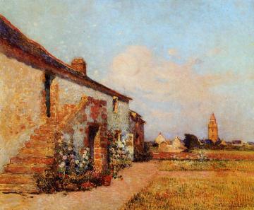 Bourg-de-Batz, Brittany Artwork by Ferdinand du Puigaudeau