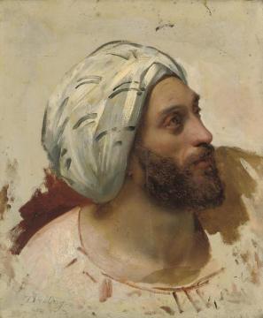 Portrait Of An Arab Artwork by Michel-Martin Drolling