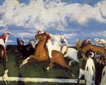 Polo Game Artwork by George Wesley Bellows