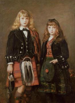 Two Bairns Artwork by Sir John Everett Millais