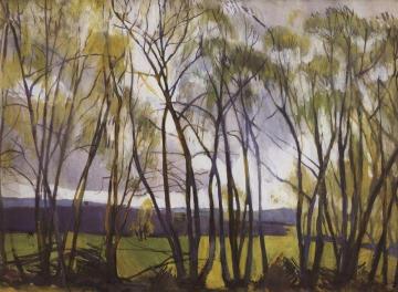 Before the Storm (Village Neskuchnoye) Artwork by Zinaida Serebriakova