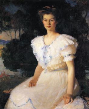 Dorothy Lincoln Artwork by Frank Weston Benson