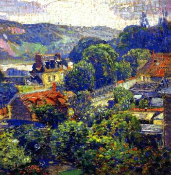 The Valley Of The Seine, Vernon, France Artwork by Joseph Kleitsch