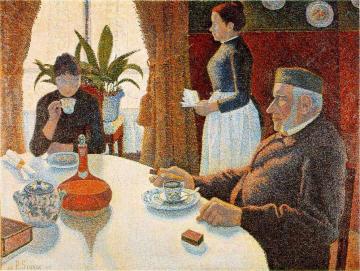 The Dining Room Artwork by Paul Signac