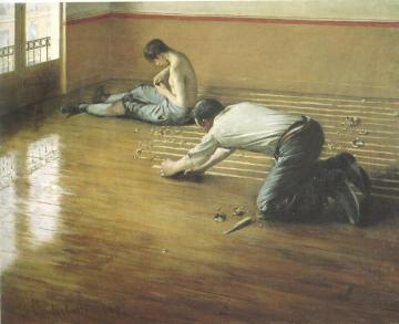 The Floor Scrapers Artwork by Gustave Caillebotte