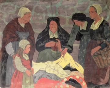 The Fabric Seller Artwork by Paul Serusier