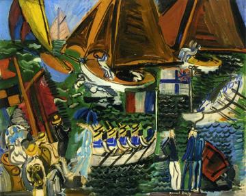 Nautical Festival Artwork by Raoul Dufy