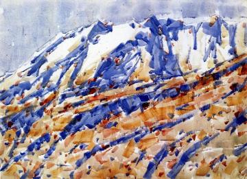 Giridone in the Snow Artwork by Christian Rohlfs